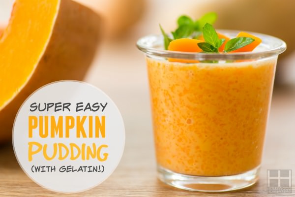 Super Easy Pumpkin Pudding Recipe (with gelatin!) - Hollywood Homestead
